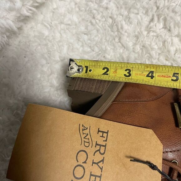 New Frye and Co. synthetic Brown lace Boots with side zipper SZ6.5M - Picture 11 of 11
